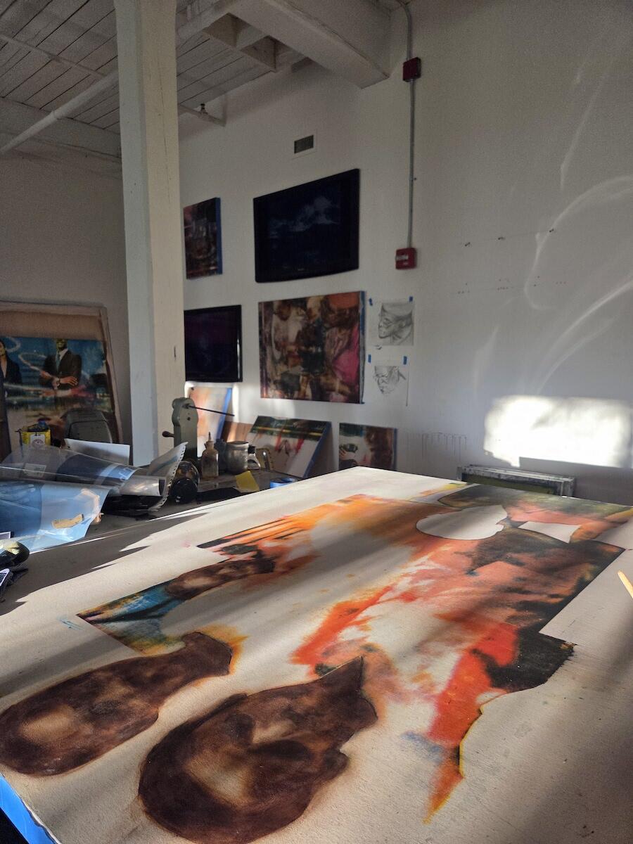 Africanus Okokon's studio. Courtesy: the artist