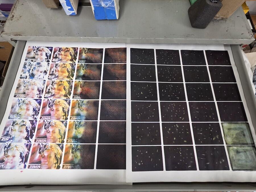 Africanus Okokon’s studio. Courtesy: the artist