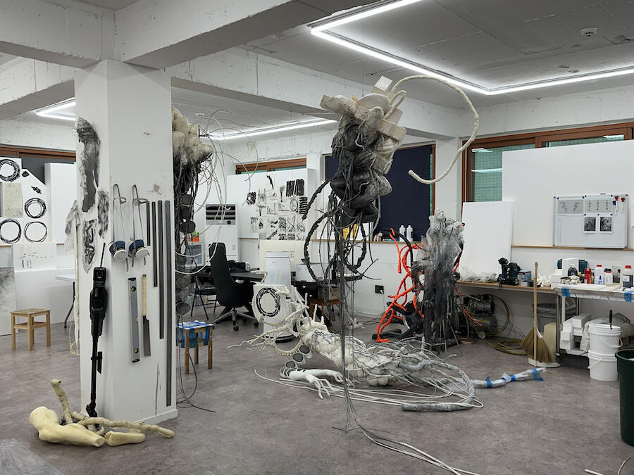 Choi Haneyl’s studio. Courtesy: the artist