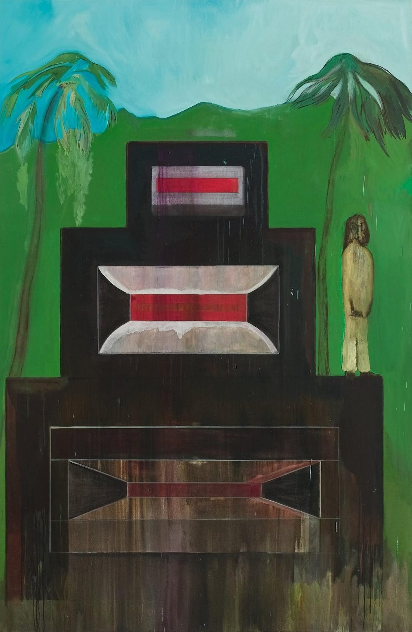 Peter Doig, Maracas, 2002–2008. Oil on canvas, 290 x 190 cm. © Peter Doig. All rights reserved. Courtesy: the artist and Serpentine