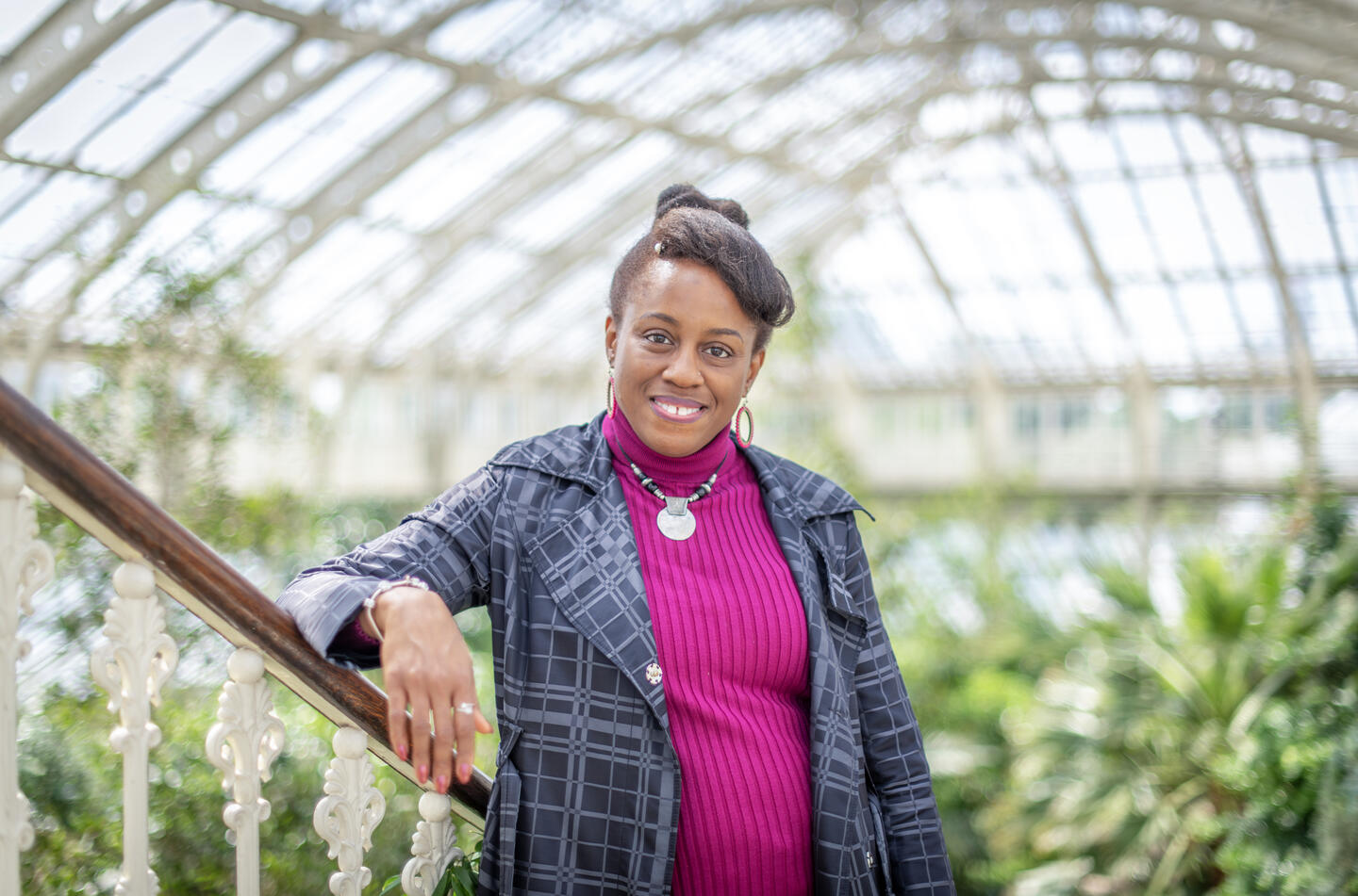 Nnenna Okore in the Temperate House (c) RBG Kew