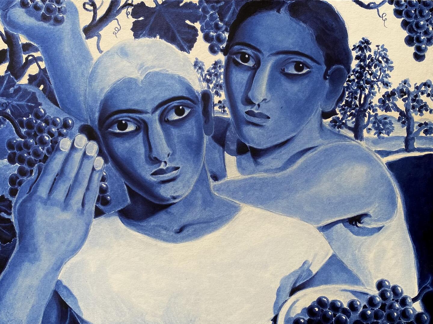 Akhmat Bikanov, Harvesting Memories, 2024. Courtesy: the artist and Artwin Gallery, London