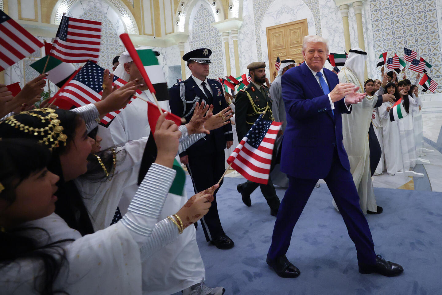 trump in the middle east