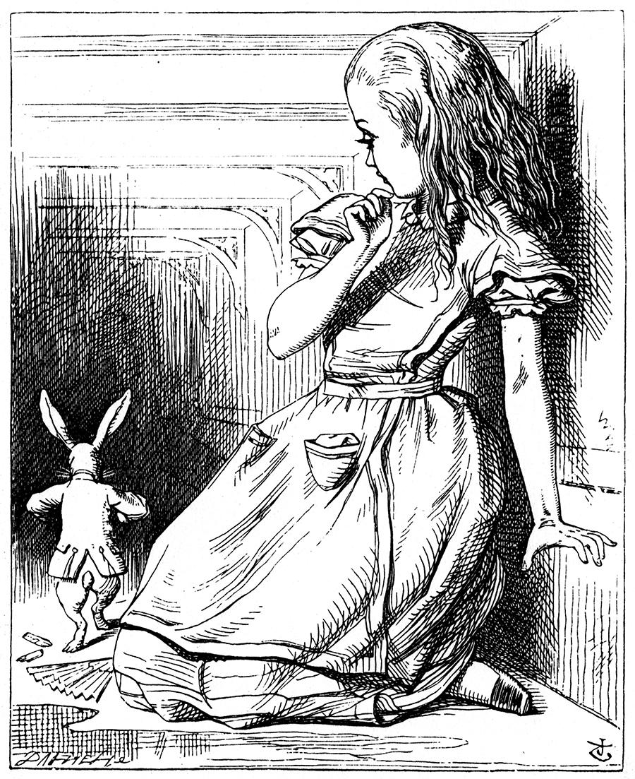 Illustration by John Tenn iel for Alice's Adventures in Wonderland by Lewis Carroll