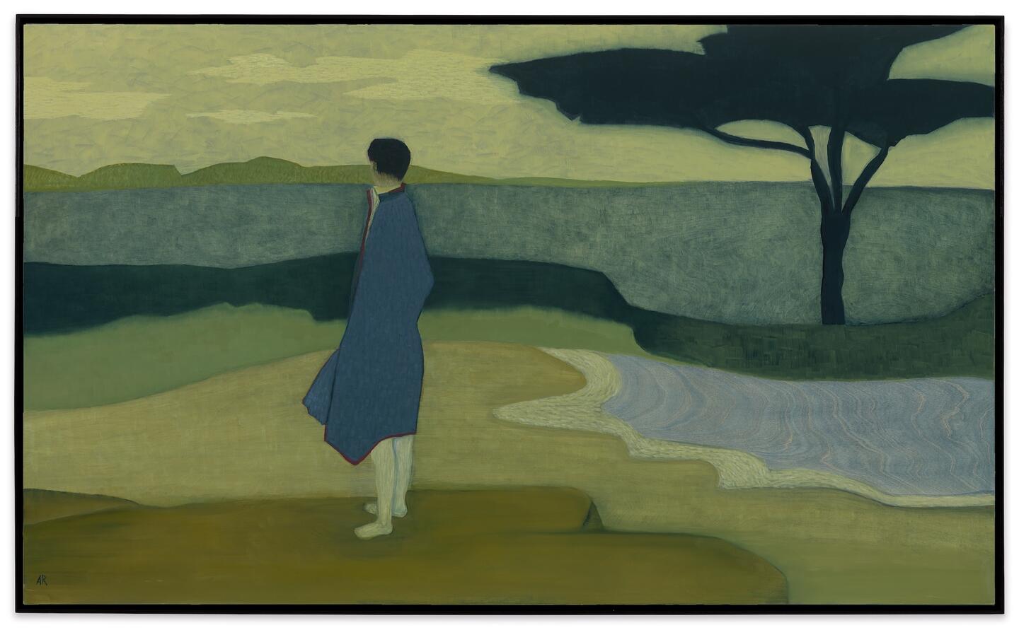 Anne Rothenstein Into the Distance, 2025. Oil on wood panel, 90.5 x 151.5 cm