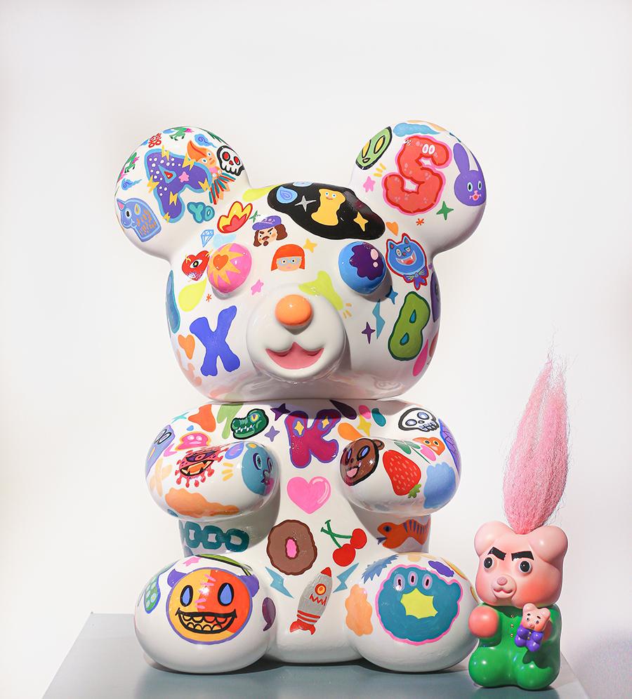 Don't Cry in the morning toy FukuBearクリア Fuku Bear / VINYL limited Color / Don't Cry In The Morning