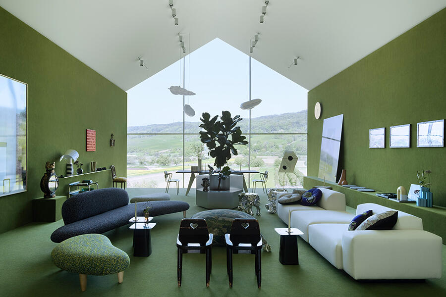 Charlap Hyman & Herrero, Vitra Haus loft, 2020, Weil Am Rhein, Germany. Courtesy: the designers