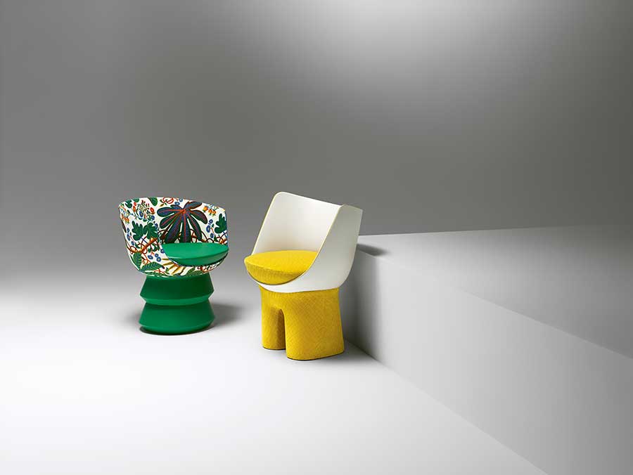 Raw Edges Design Studio.  Louis Vuitton Concertina Chair and