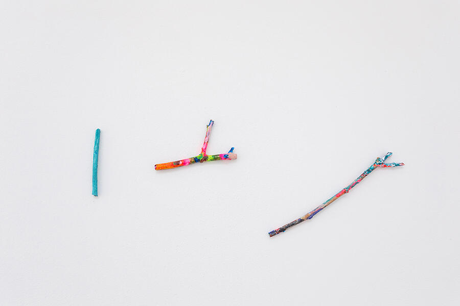 Hayley Tompkins Stick XXVII, XXII, XXXI