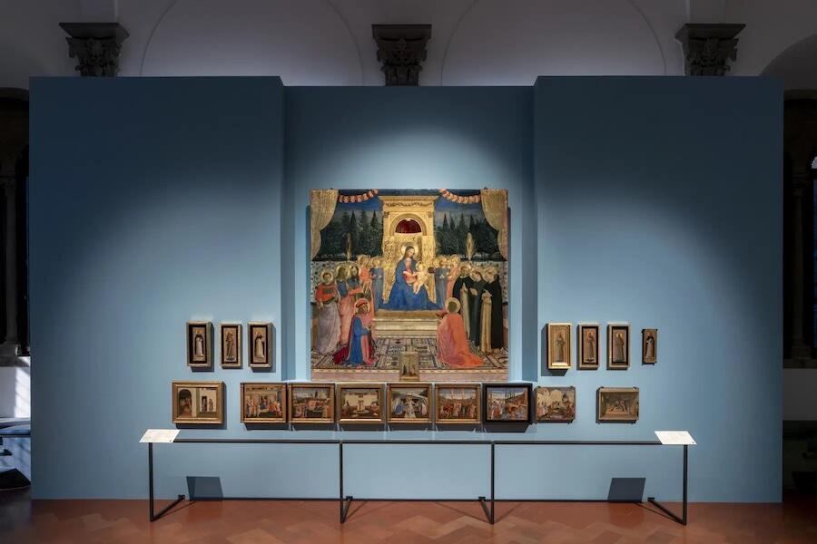  Installation view, ‘Beato Angelico’, Palazzo Strozzi. Photo: Ela Bialkowska, OKNO Studio