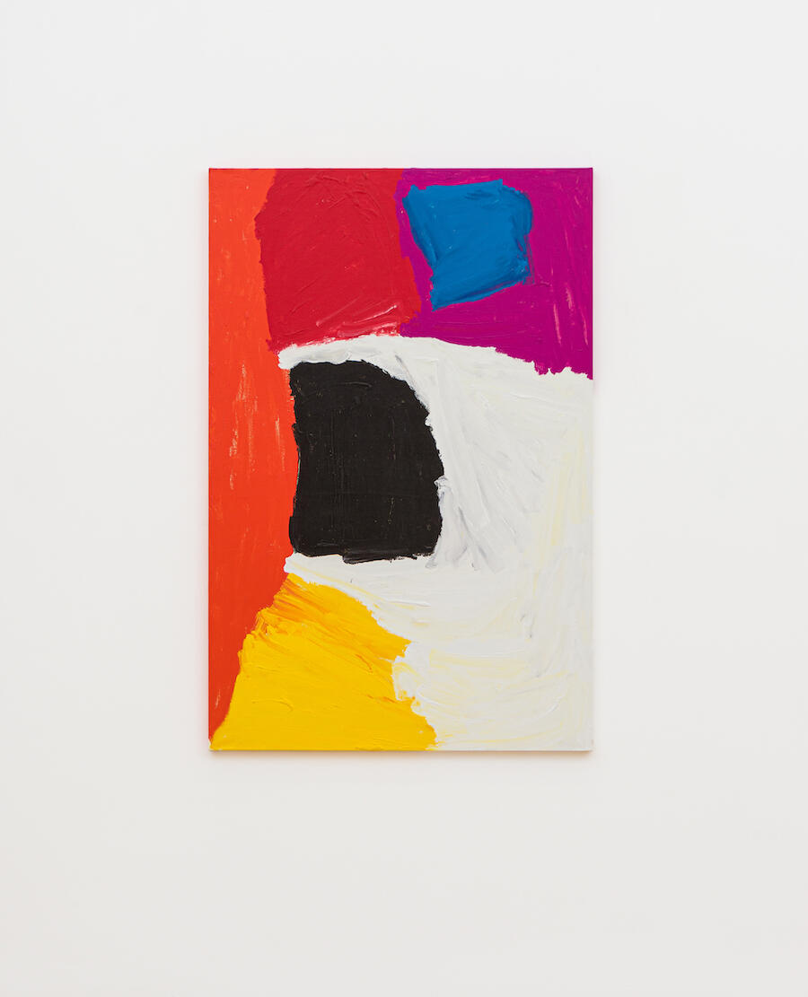 Sally Gabori, Dibirdibi Country, 2008. Synthetic polymer paint on linen, 1.5 × 1 m. Courtesy: the artist, Salon 94, and Karma © The Estate of Sally Gabori