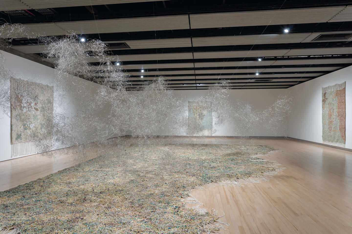 Installation view of Kicking Dust at Hayward Gallery