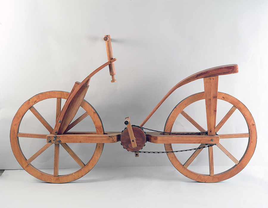 invention de la bicyclette léonard de vinci